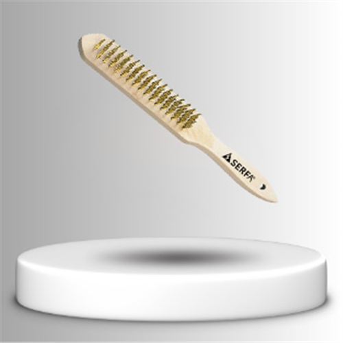 Steel Wire Brush Wooden Handle No:3